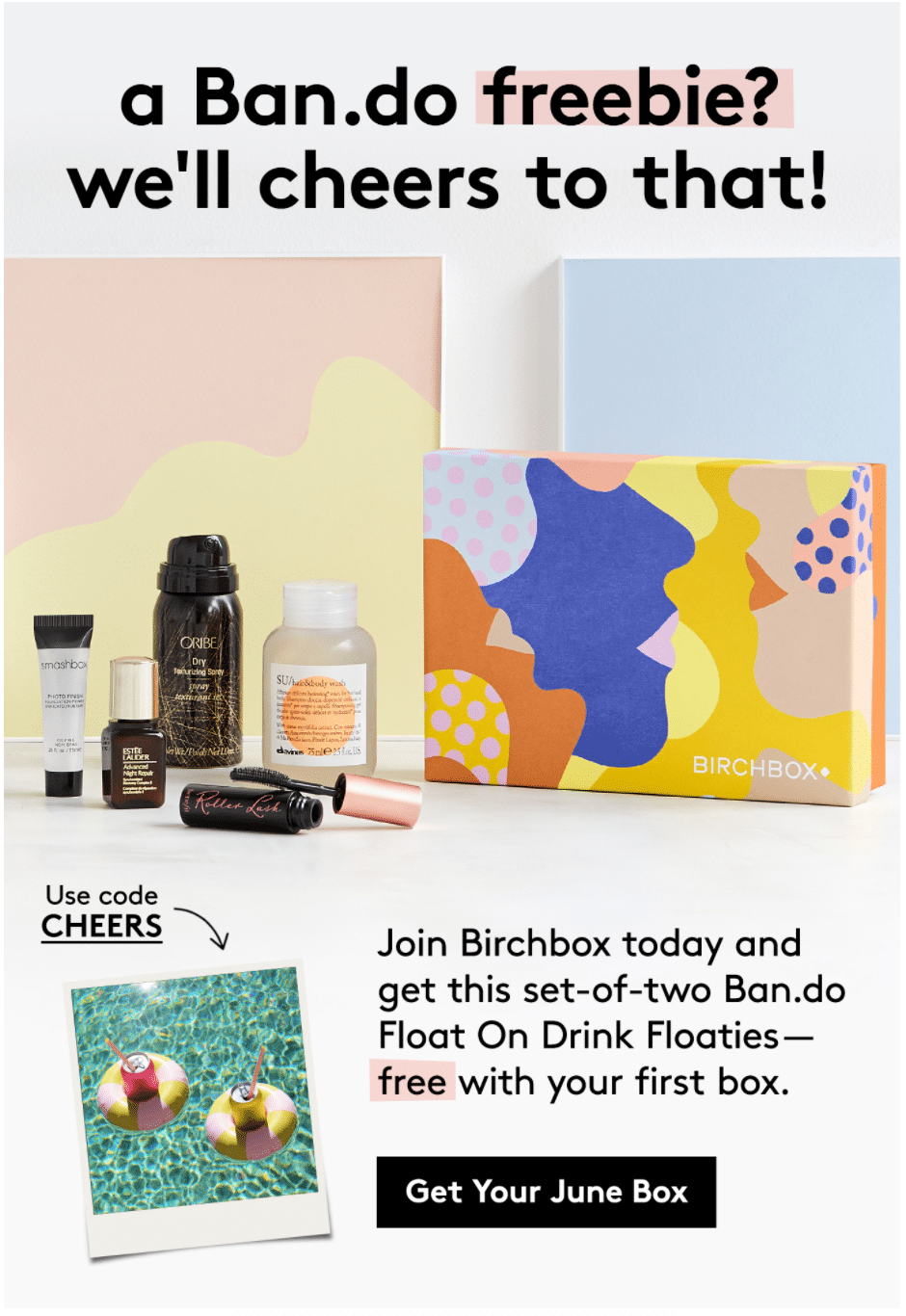 Birchbox Coupon – FREE Ban.do Drink Floaties Set with Subscription!