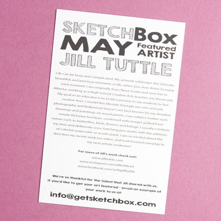 Check out my review of the May 2017 Sketchbox!