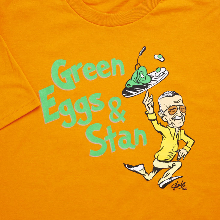 The Stan Lee Box - April 2017 - Green Eggs & Stan Shirt