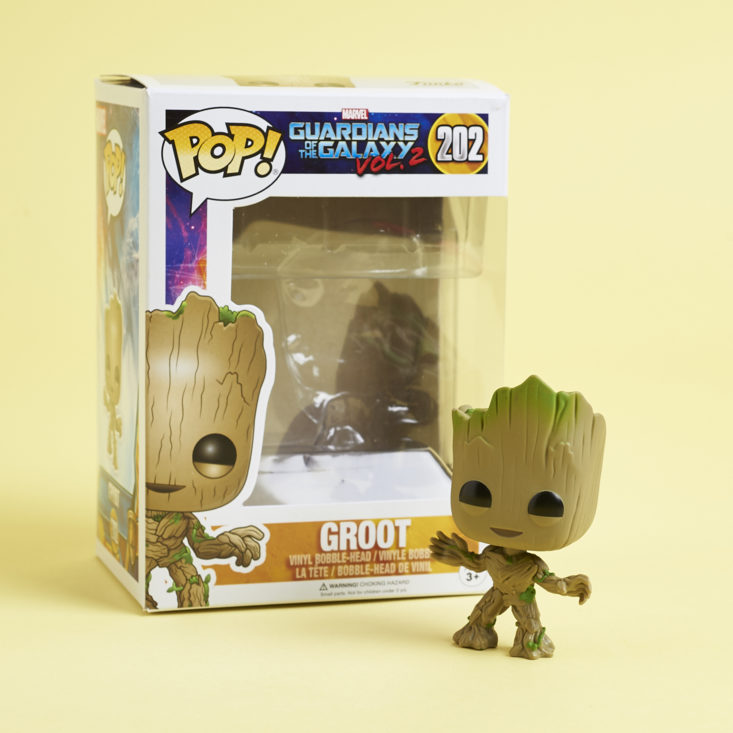 The Stan Lee Box - April 2017 - Guardians of the Galaxy Vol 2 Funko POP - Groot Out Of Box