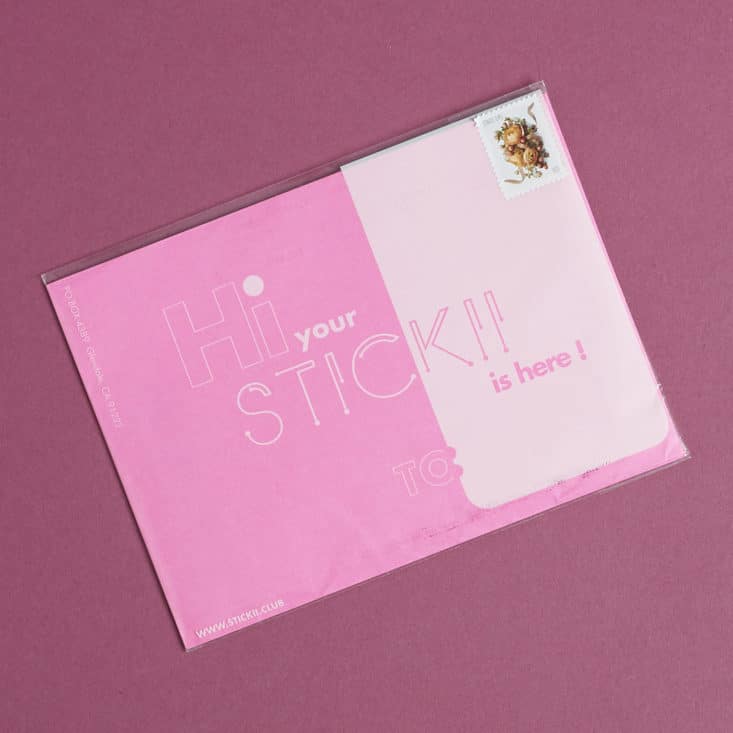 See what stickers are inside the May 2017 Stickii Club envelope!