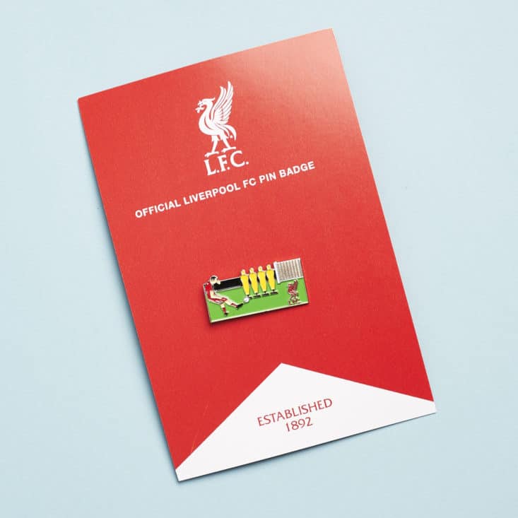 The Anfield Box - Spring 2017 - May 2017 - Liverpool FC pin in packaging