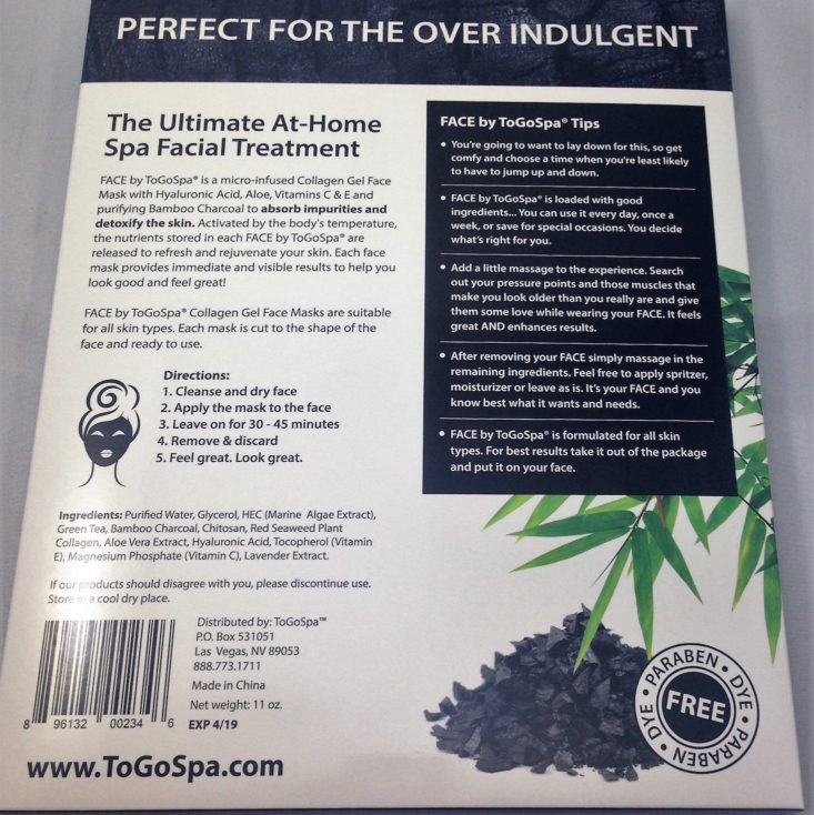 ToGoSpa Society Beauty Subscription Box May 2017