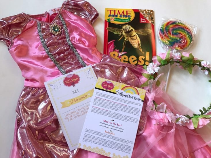 Tutu Royal Girls Subscription Box - Bees - May 2017