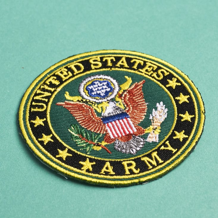 Valor Blocks - May 2017 - U.S. Army patch