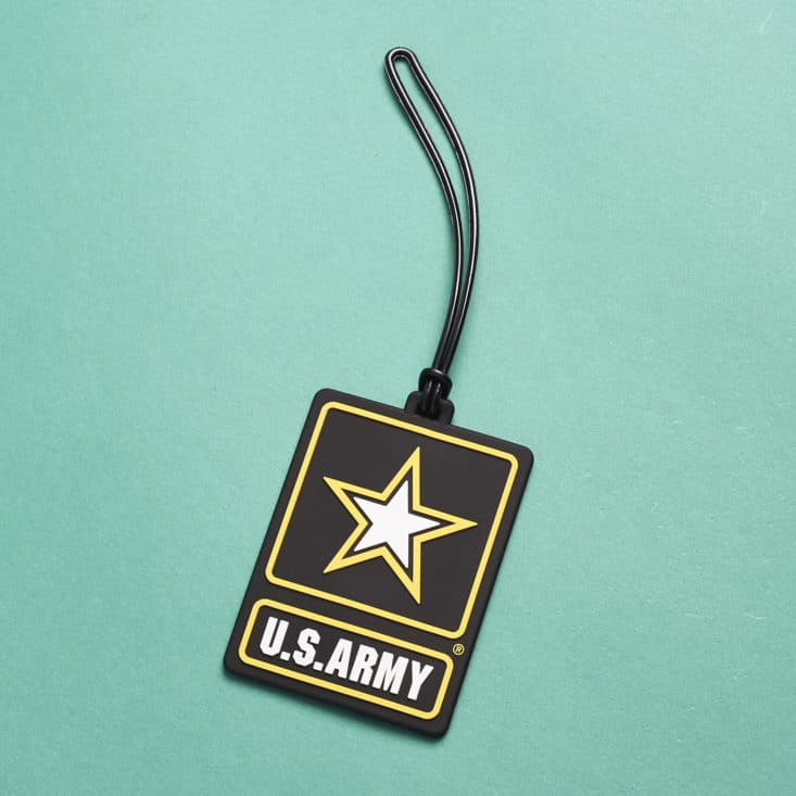 Valor Blocks - May 2017 - U.S. Army luggage tag