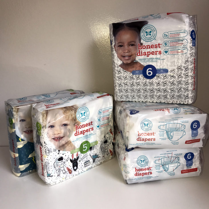 Honest Company Diapers & Wipes Subscription Review May 2017: Regular diapers