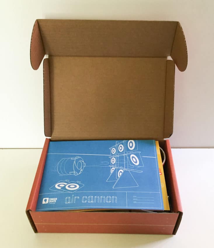 Tinker Crate from Kiwi Crate Kids Subscription Box - Air Cannon - May 2017