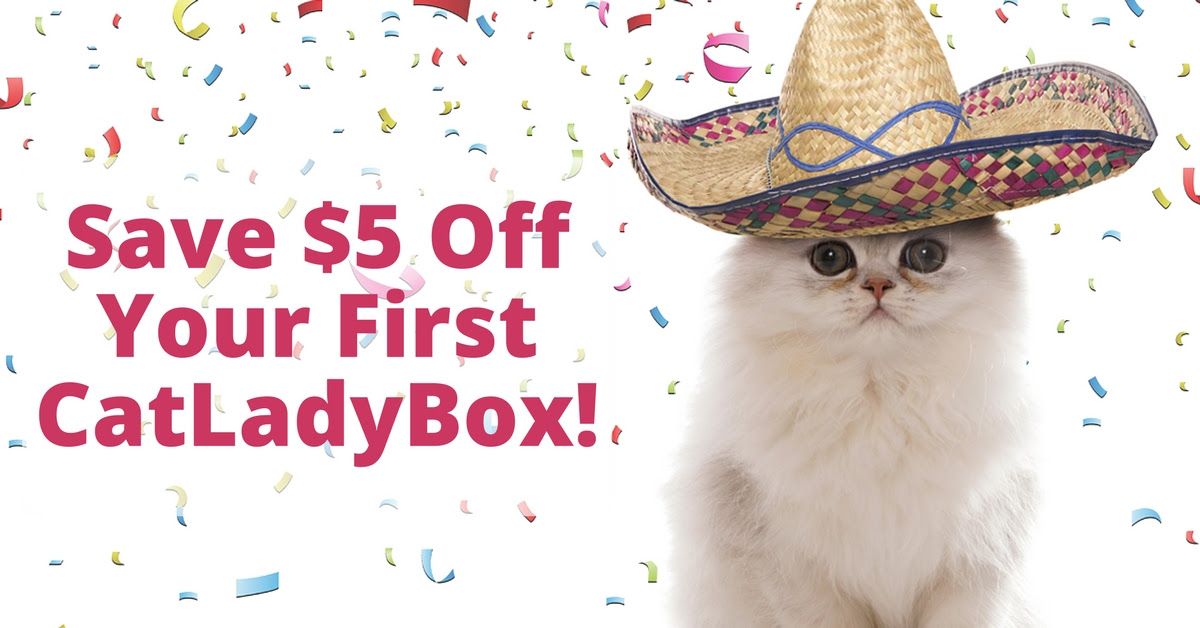Cat Lady Box Coupon – $5 Off Your First Box!