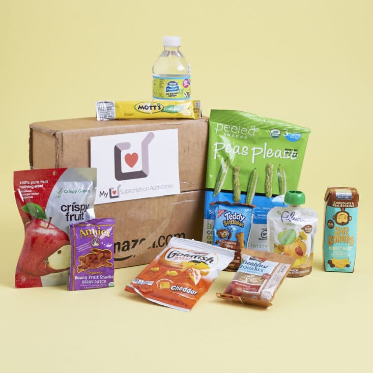 Check out what's inside the Amazon Children's Snack Box!