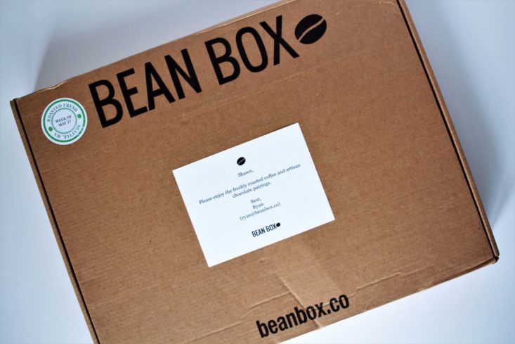Bean Box Deluxe Coffee + Chocolate Tasting Box - May 2017