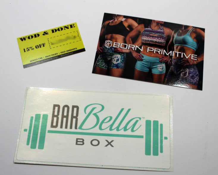 BarBella Box Women's Fitness Subscription - May 2017