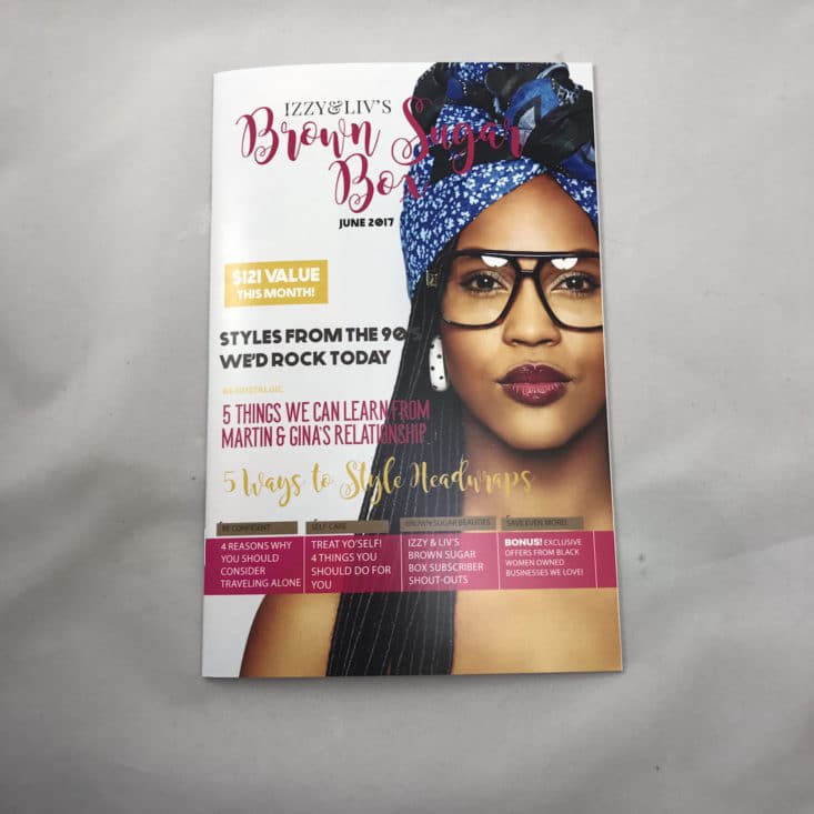 Black Sugar Box June 2017 Women of Color Subscription Box