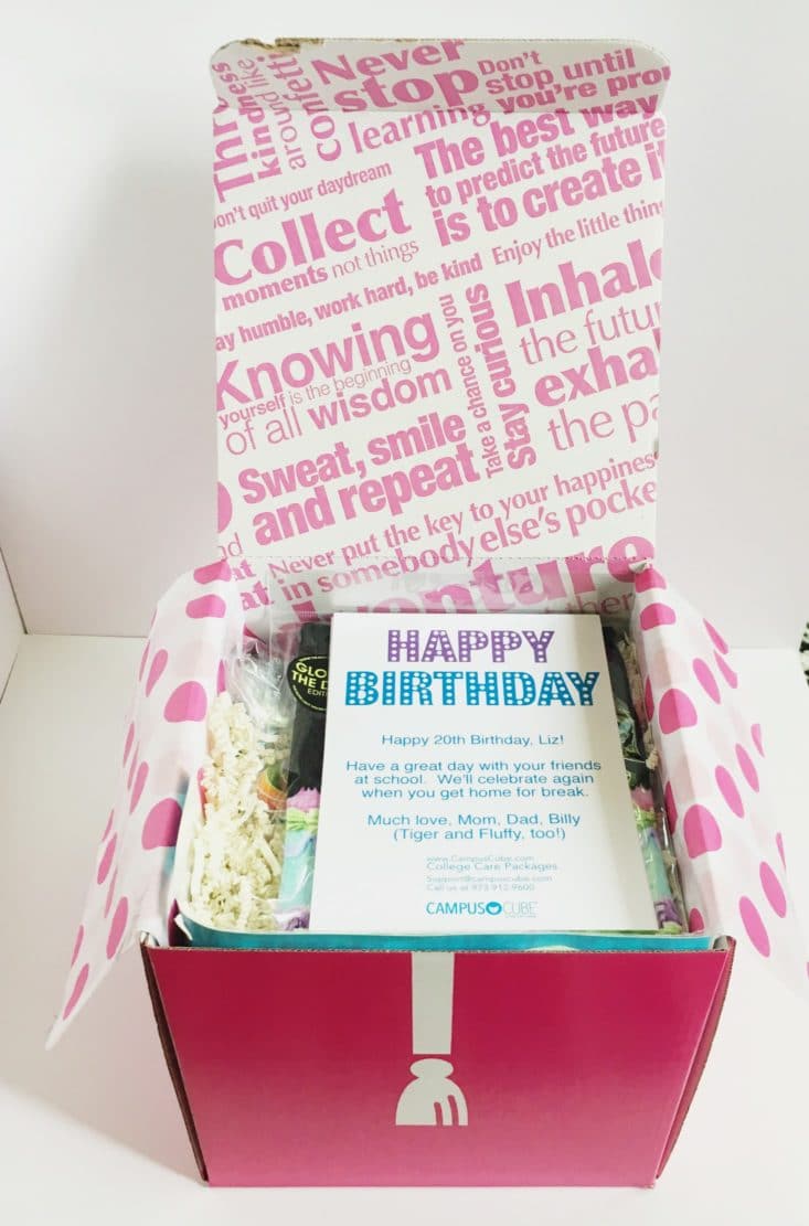 CampusCube Girl's Birthday Gift Cube June 2017