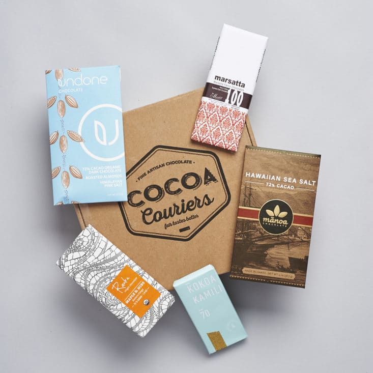 Best chocolate subscription boxes Cocoa Couriers