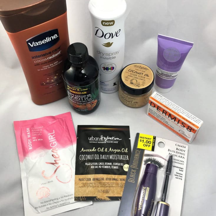 Cocotique June 2017 Women of Color Subscription Box