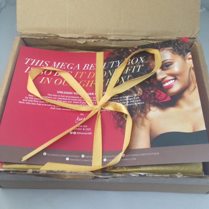 Cocotique Women of Color Subscription Box - Unleash Your Inner Goddess - May 2017