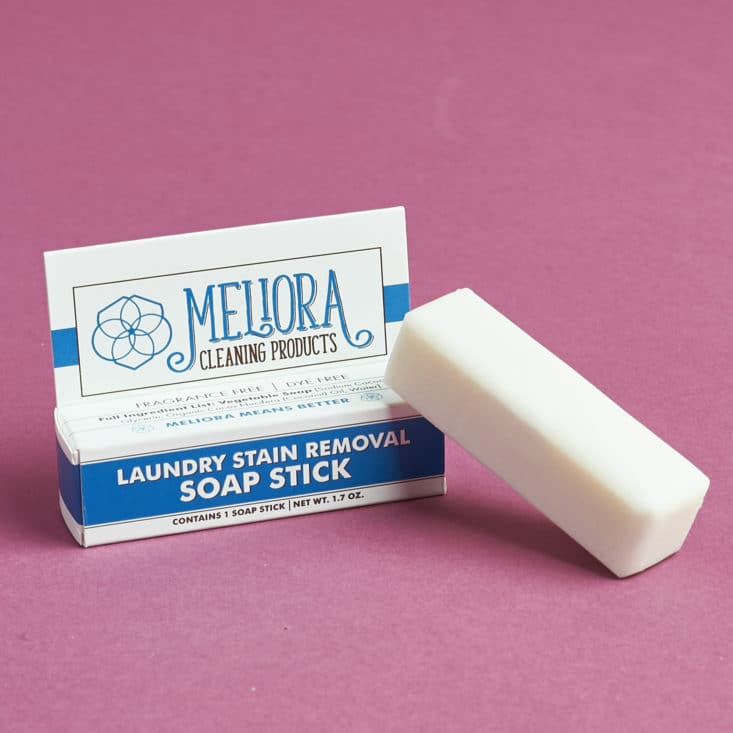 Ecocentric Mom June 2017 - Meliora Laundry Stain Removal Soap Stick