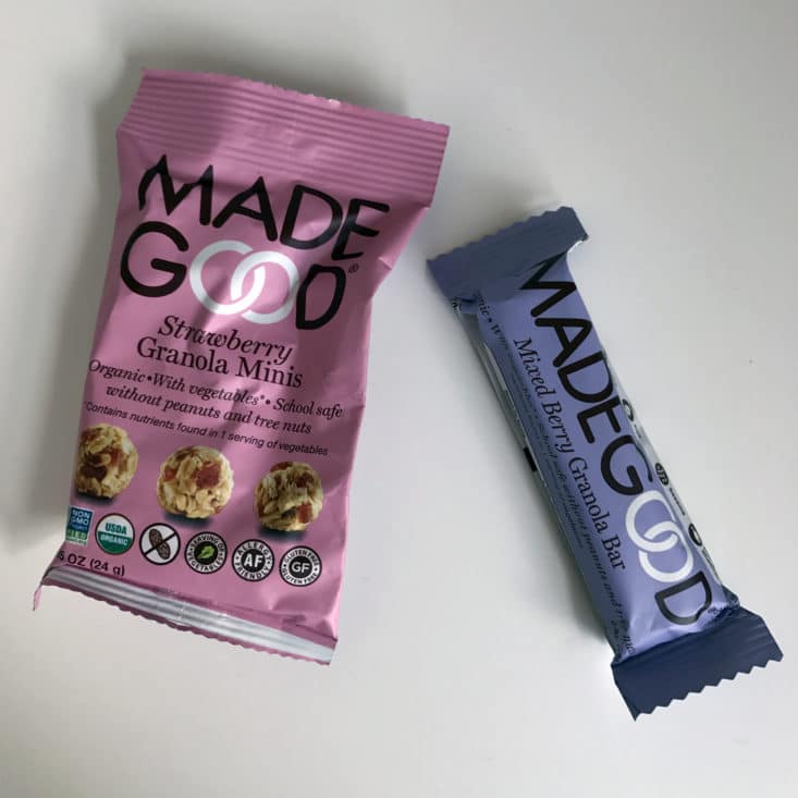 Ecocentric Mom June 2017 Mystery Box Review - MadeGood Granola Snacks