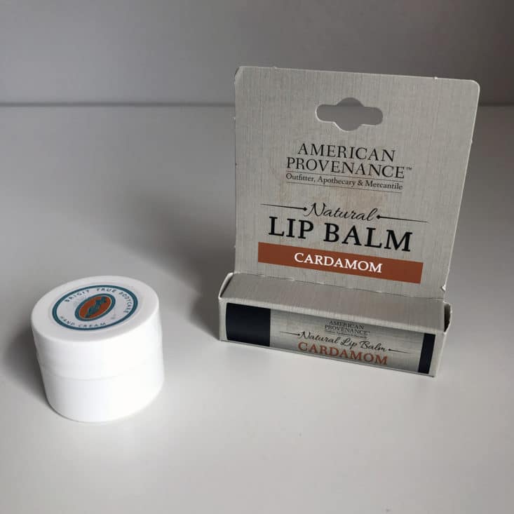 Ecocentric Mom June 2017 Mystery Box Review - Lip Balm & Hand Cream