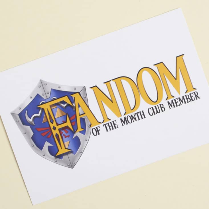 Check out my review for the Legend of Zelda Fandom of the Month box!