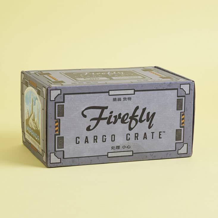 Firefly Cargo Crate - June 2017 - No Power in the 'Verse - box