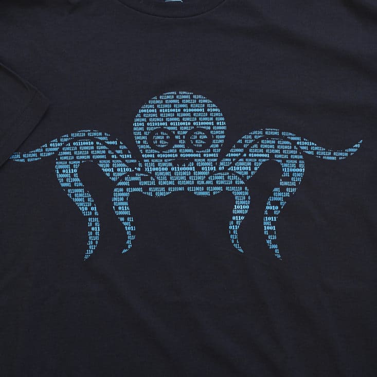 Firefly Cargo Crate - June 2017 - No Power in the 'Verse - Glow in the dark Octopus shirt