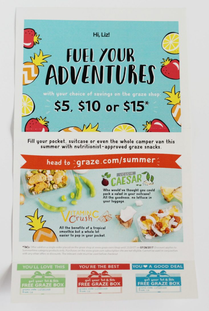 Check out my review of Graze for June 2017!
