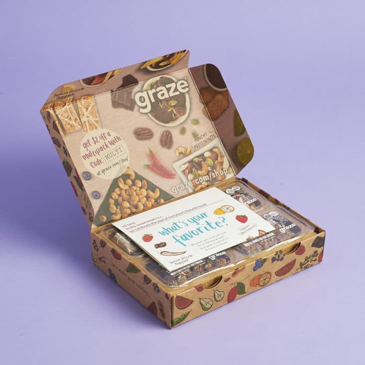 Graze Sweet Treat May 2017 Snack Box
