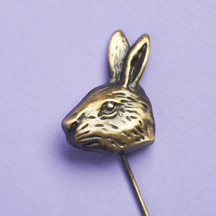 Harrison Blake Apparel - May 2017 - rabbit lapel pin