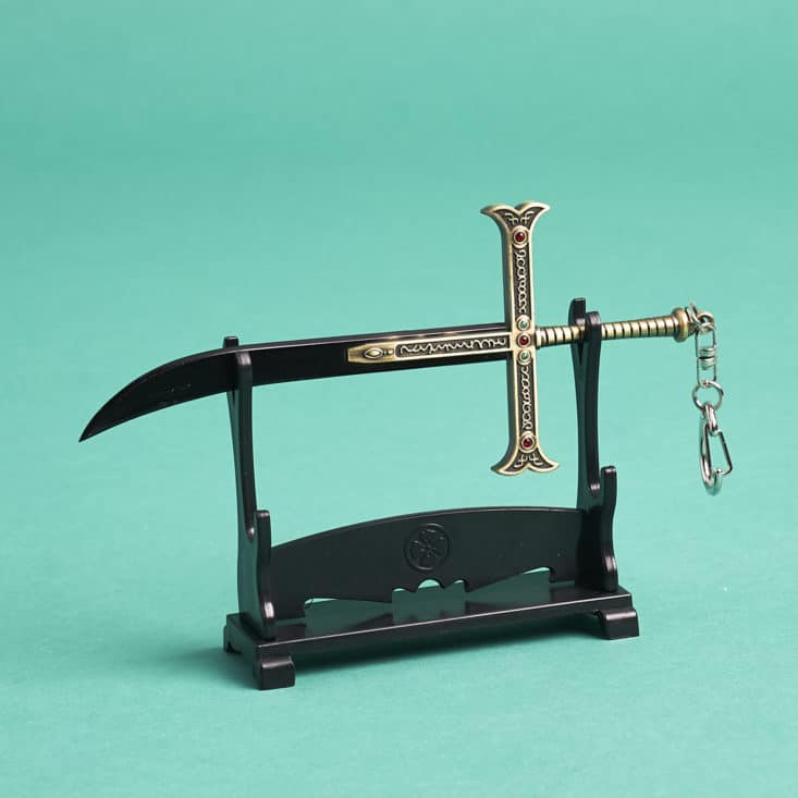 Lootaku - May 2017 - One Piece Sword with Stand - Yoru displayed on stand