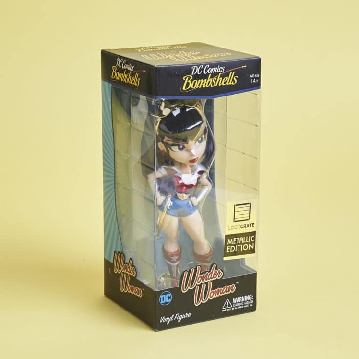 Lootcrate DX - May 2017 - Guardians - Wonder Woman DC Bombshells Figure - in box