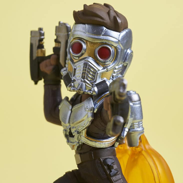 Lootcrate DX - May 2017 - Guardians - Guardians of the Galaxy Vol. 2 Star-Lord QFig Max Figure close up details