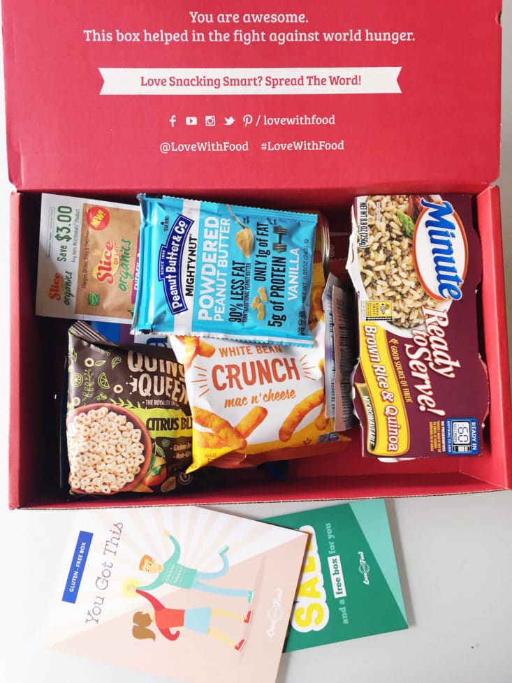 Love with Food Gluten Free June 2017 Box