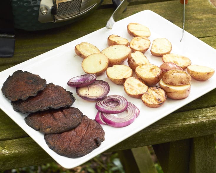 Martha Stewart & Marley Spoon Grilling Recipes Review June 2017 - All grilled produce ready to plate!