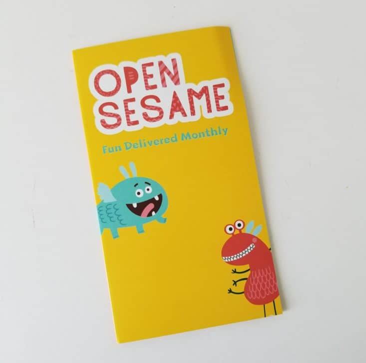 Open Sesame June 2017 Kids Subscription Box