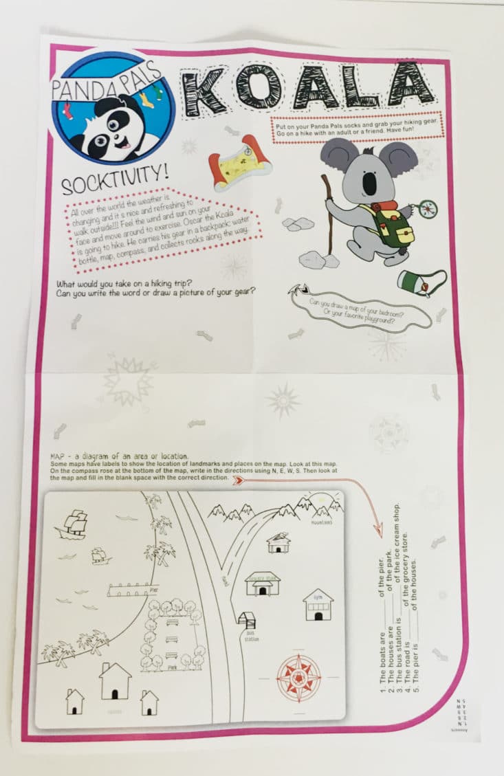 Panda Pals Kid's Sock Subscription Box June 2017