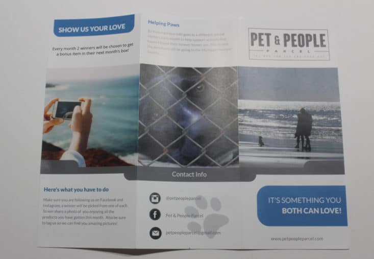 Pet and People Parcel May 2017