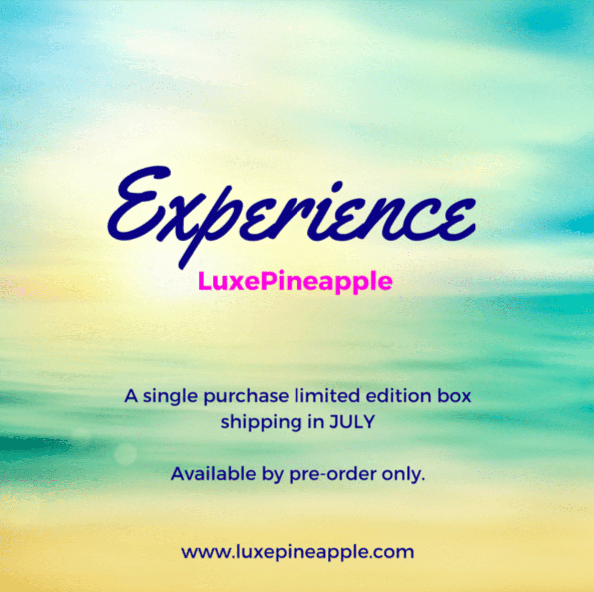 Limited Edition Experience LuxePineapple Box – Available for Pre-Order + Coupon!