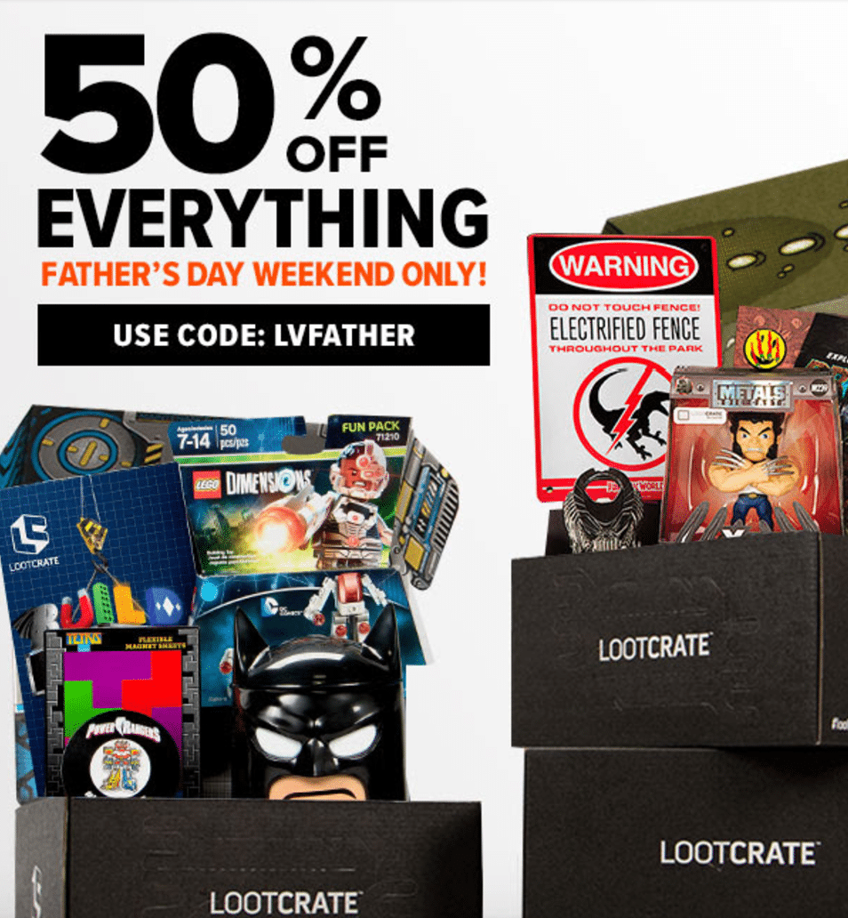 Loot Vault Flash Sale – 50% Off Everything!