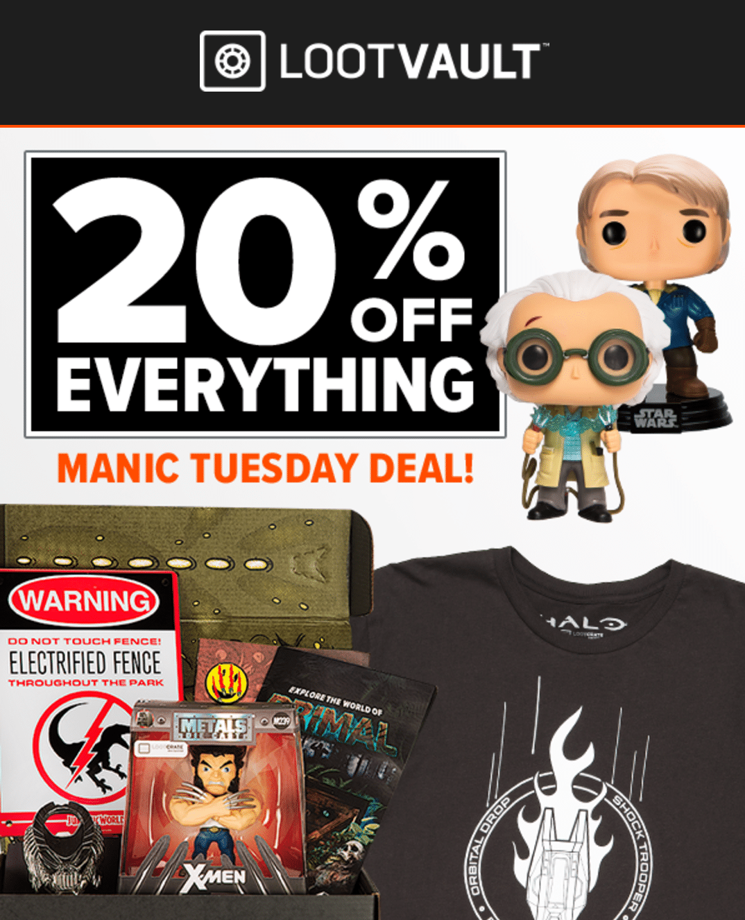 Loot Vault Flash Sale – 20% Off Everything!