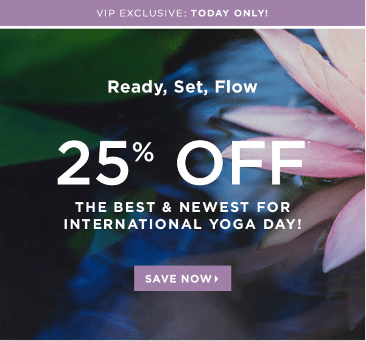 Extended! Today Only! Fabletics VIP International Yoga Day Sale – 25% Off!