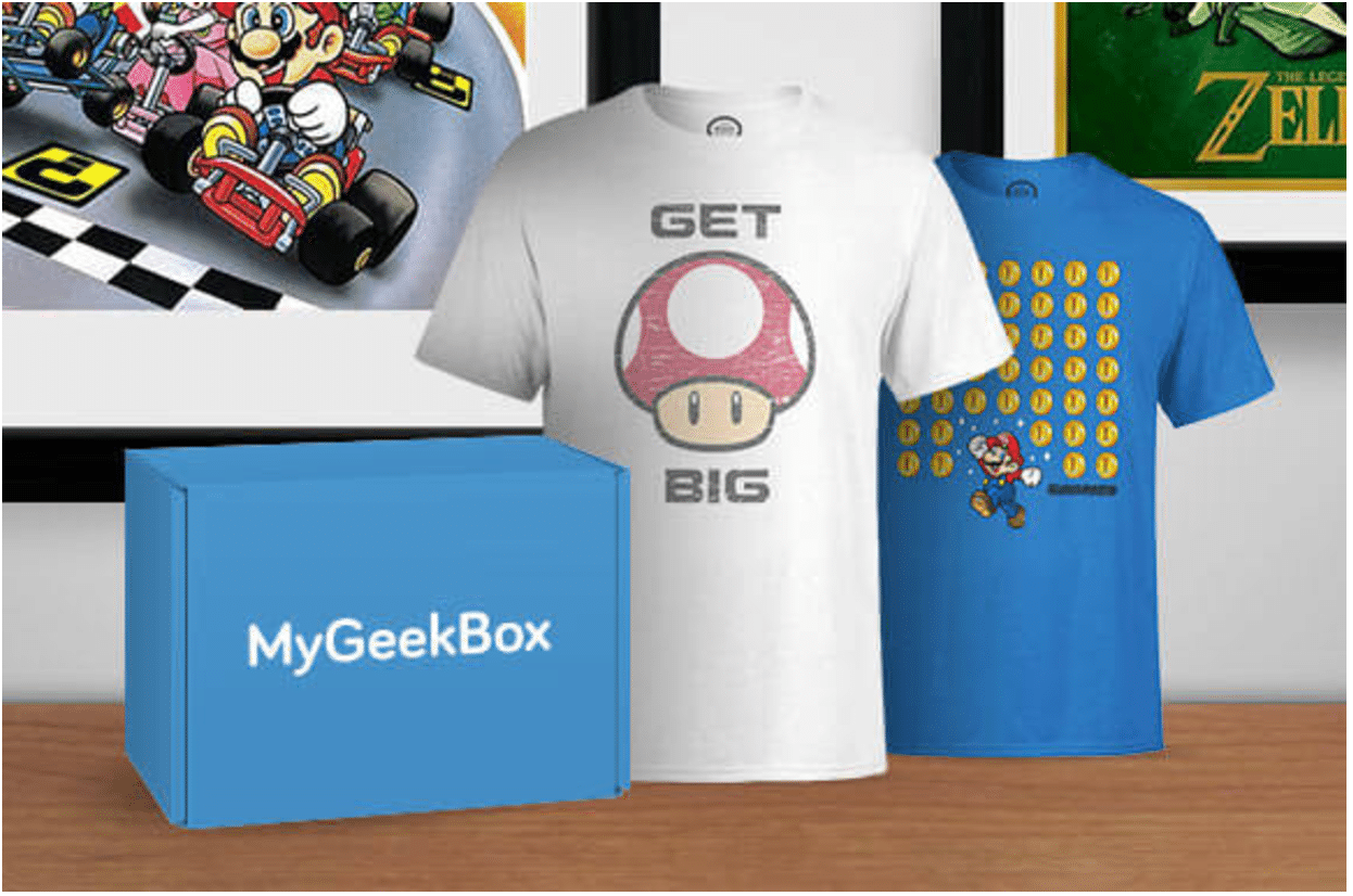 My Geek Box Coupon – Free Past Box with Nintendo T-Shirt Purchase!