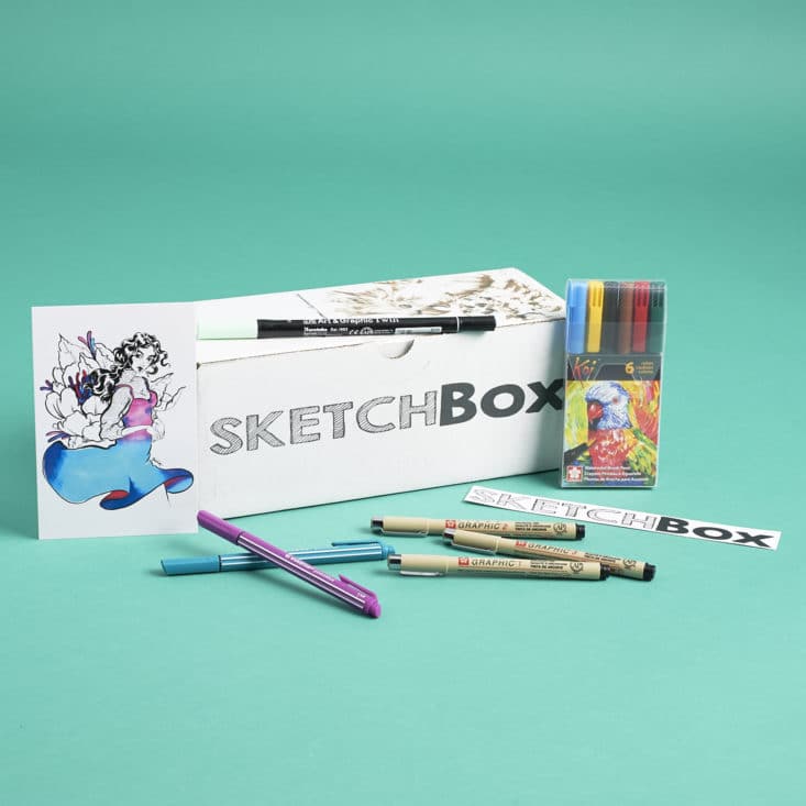 Sketchbox Basic June 2017 Review & Unboxing