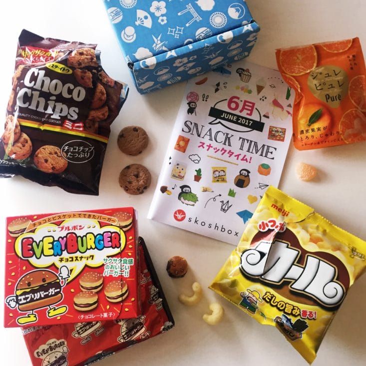 Skoshbox Japanese Snack Subscription Box - June 2017