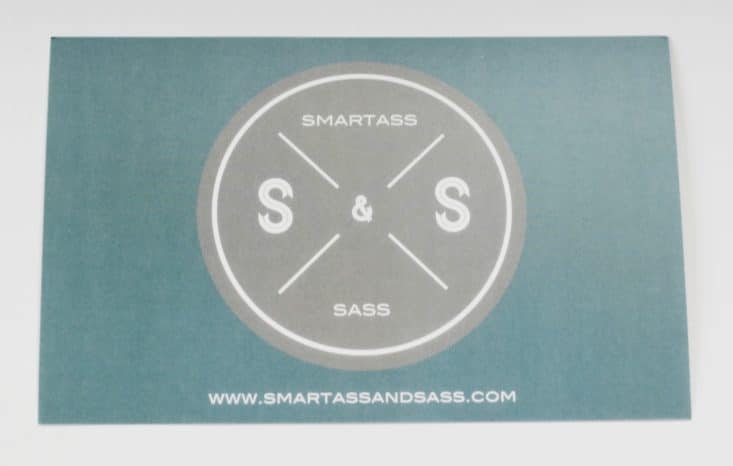 Check out what's inside the June 2017 Smartass & Sass box!