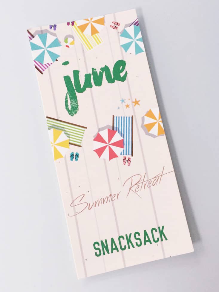 SnackSack June 2017