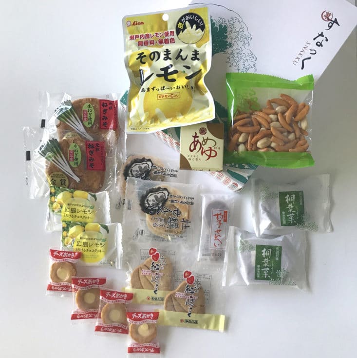 Snakku Japanese Snack Box - Hiroshima - May 2017