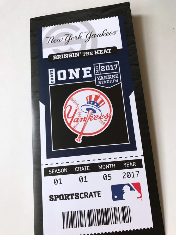 Sports Crate by Loot Crate - Yankees - May 2017