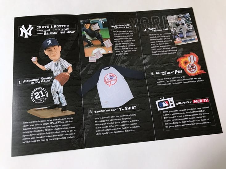 Sports Crate by Loot Crate - Yankees - May 2017